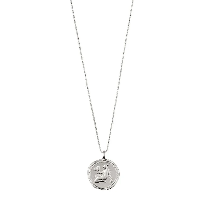 Rose Gold Chain Necklace for Style-Virgo Silver Plated Necklace