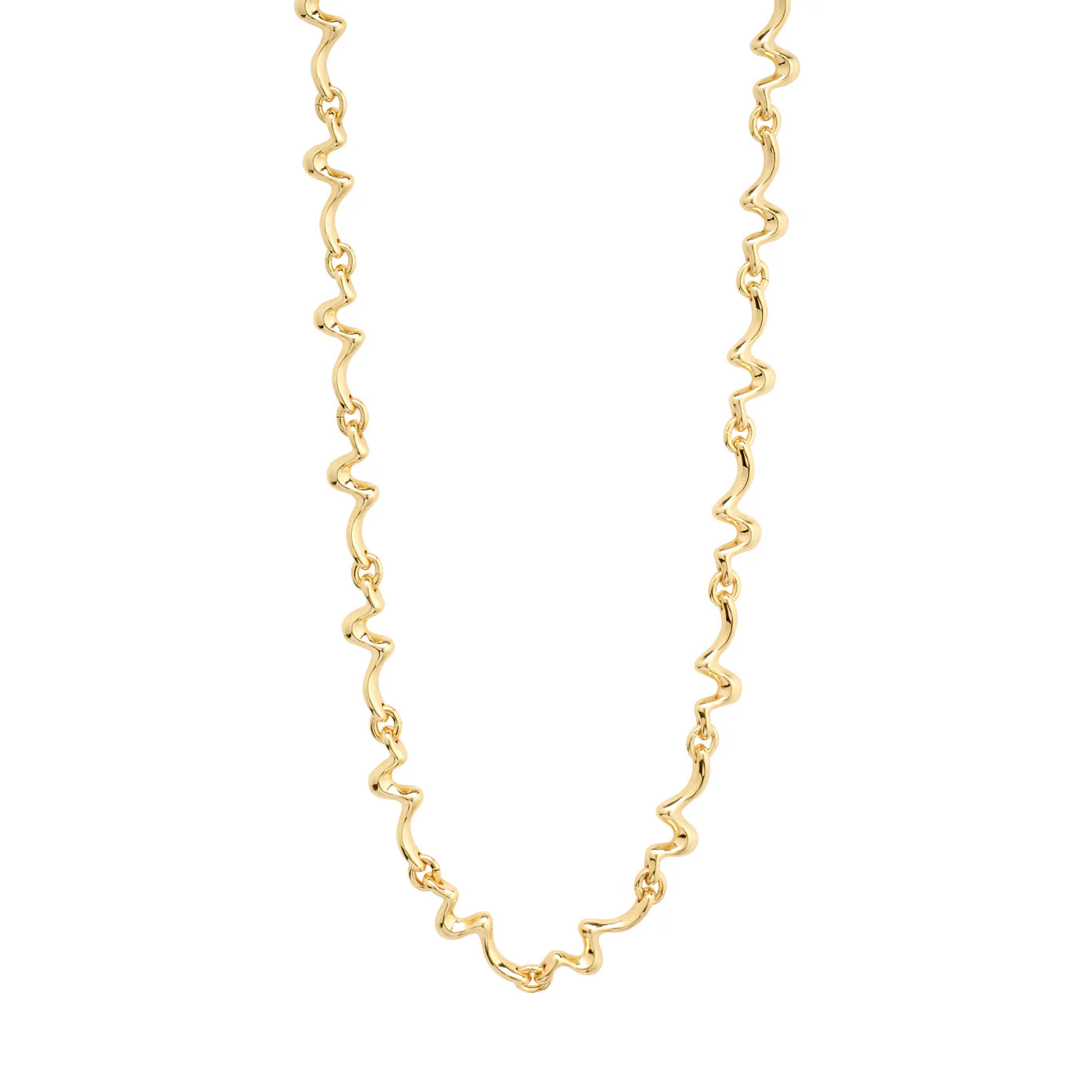 Unique Pendant Necklace for Casual Wear-Penelope Gold Plated Chain Necklace