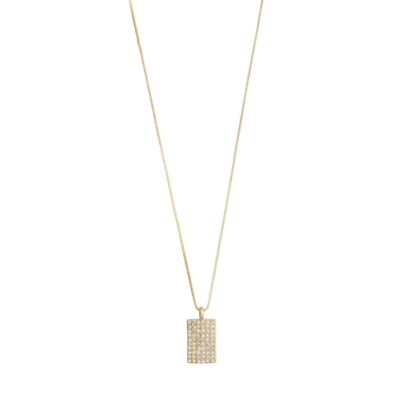 Stylish Pendant Necklace for Trendy Looks-Be Gold Plated Crystal Necklace