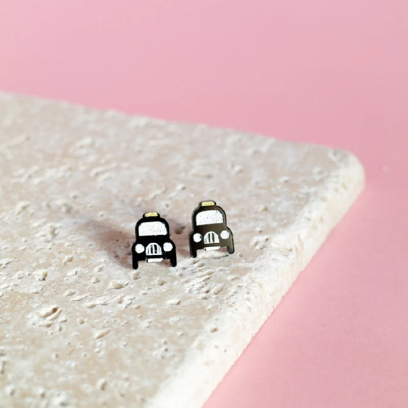 Unique Gem Earrings for Fashion-London Taxi Earrings