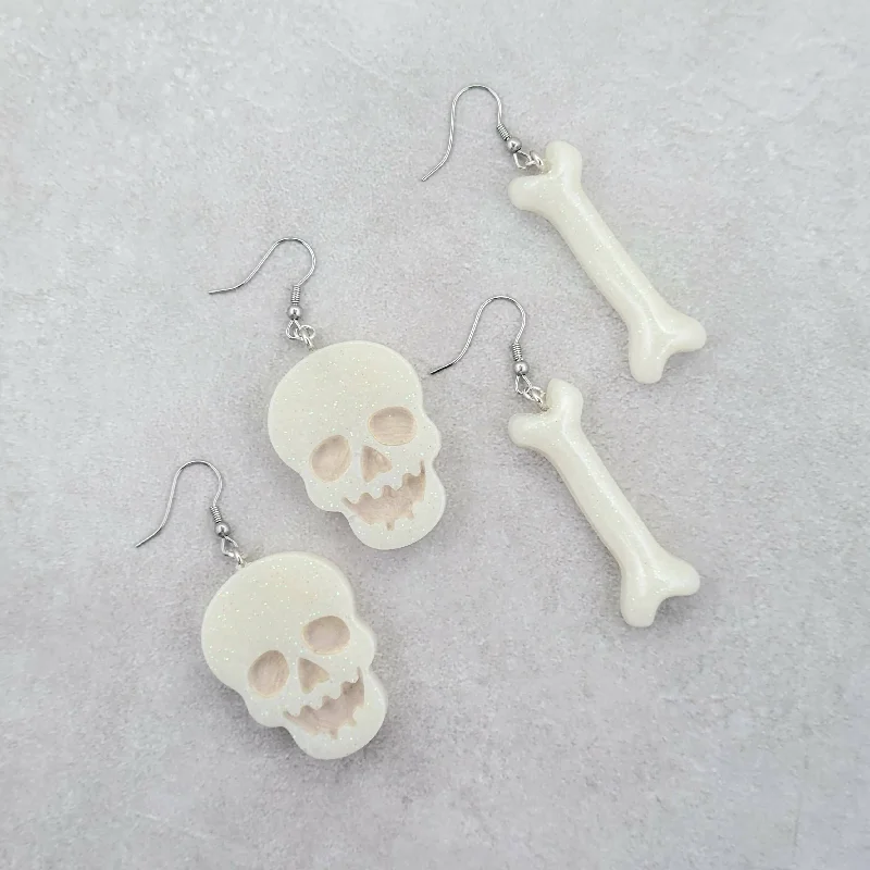 Bohemian Earrings for Fashion Lovers-Graveyard Glow Up Earrings