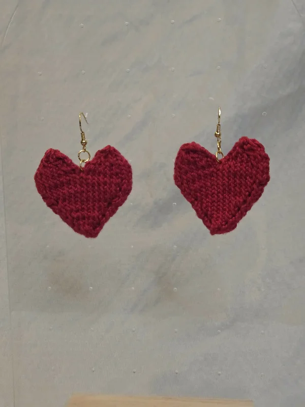 Fashionable Earrings for Teenagers-Pixel Heart Earrings