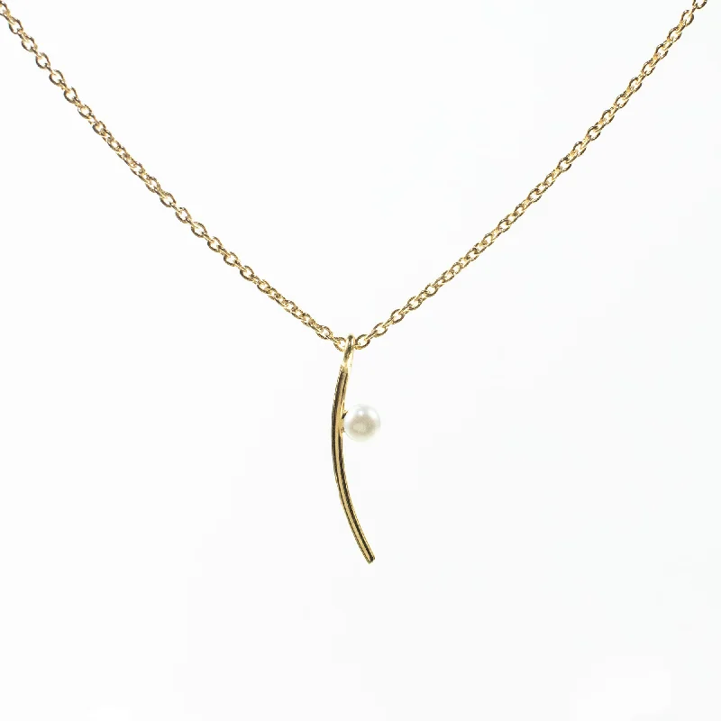 Fashionable Necklace for Young Adults-Gold Nymph Necklace