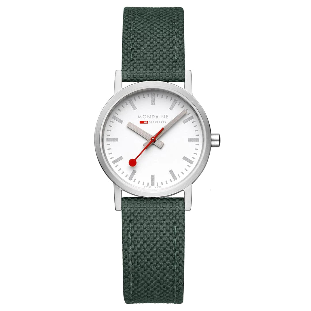 Classic Watches with Leather Strap for Men-Mondaine Official Swiss Railways Classic A658.30323.17SBS