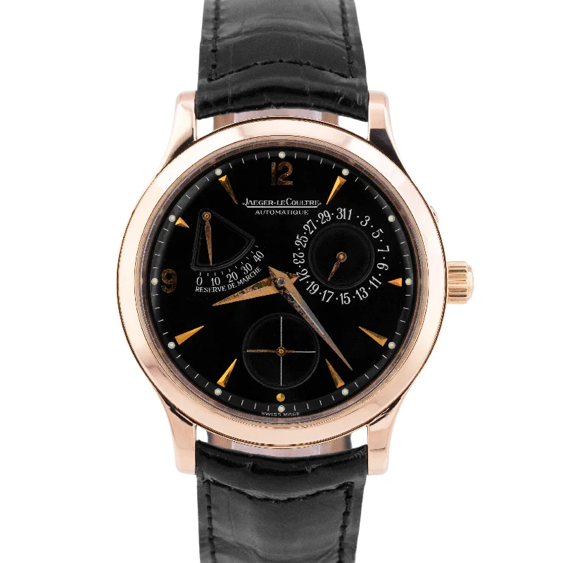 Smart Watches with Heart Rate Monitor-MINT Jaeger LeCoultre JLC Master Control 37mm 18K Rose Gold 140.2.93.S BOX