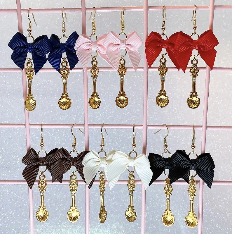 Statement Earrings for Bold Looks-Gold Spoon Earrings (6 Colors)