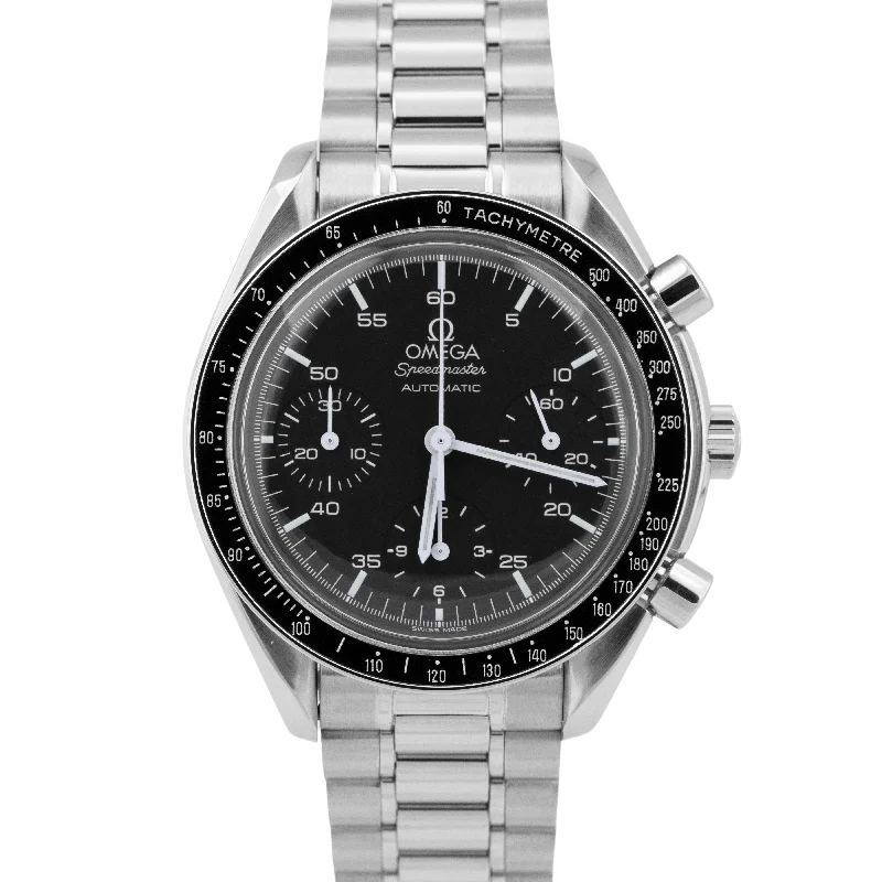 Sports Watches for Women with GPS-MINT PAPERS Omega Speedmaster Reduced 39mm 3510.50 Steel Watch 3510.50.00 BOX