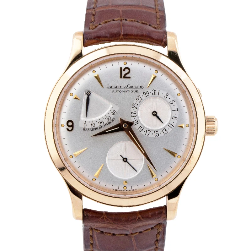 Classic Watches for Professional Look-MINT Jaeger LeCoultre JLC Master Control Reserve De Marche 37mm 18K 140.2.93 BOX