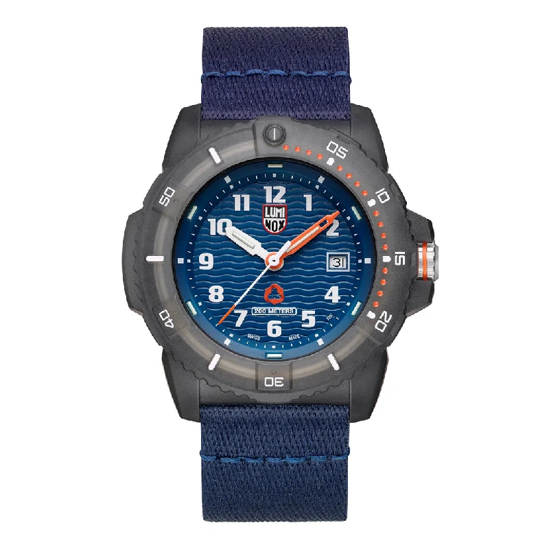 Men's Watches with Bold Watch Faces-Luminox Tide Recycled Ocean Material Eco Sea Series 8903.ECO