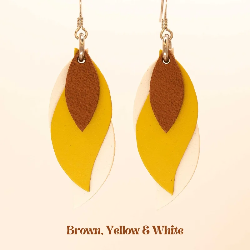 Brown, Yellow & White