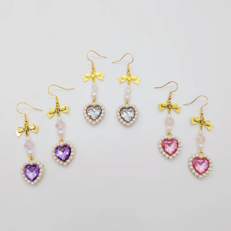 Ethnic Drop Earrings for Festivals-Hime Heart Earrings