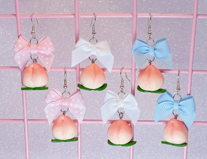 Chic Drop Earrings-Peach Earrings (3 Colors)