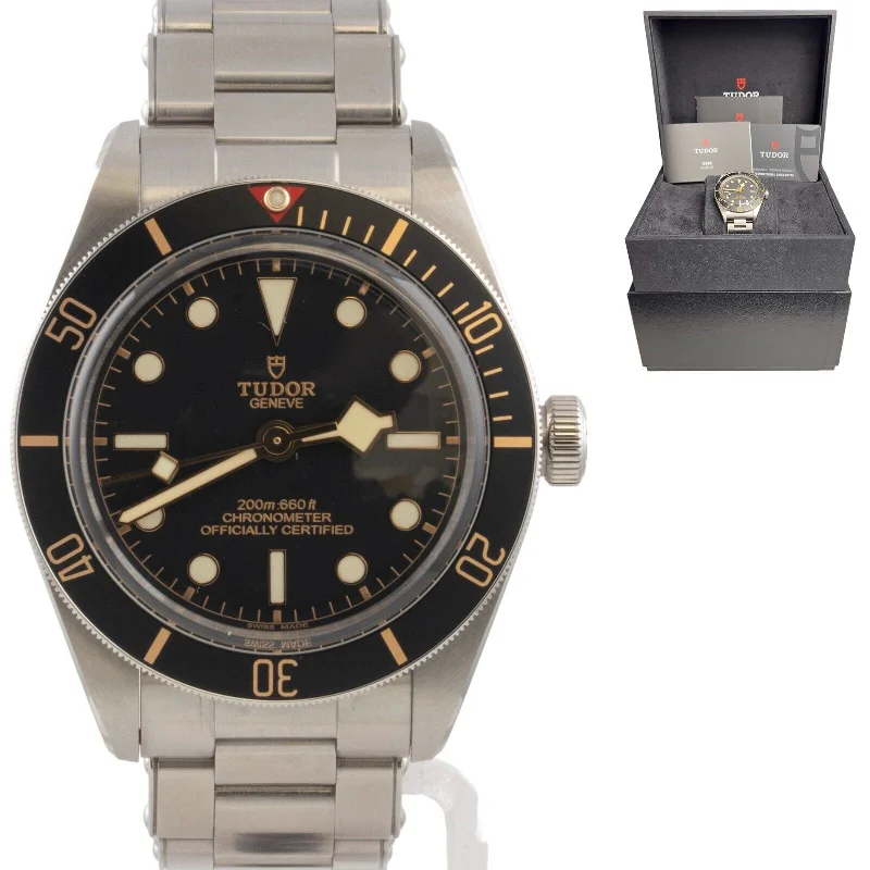 High-Tech Watches for Smart Living-Tudor Black Bay Fifty-Eight 79030N Black Stainless Steel 39mm 2022 BOX & PAPERS